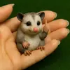 Estación Independiente Transfronteriza Nuevo Animal Divertido Dedo Medio Vertical Plano 2D Madera Decoración de Pared para el Hogar como Regalo para Amigos