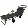 Carrito de Camping para Exteriores con Función Reclinable, Carrito de Campamento Plegable Portátil para Acampar y Puestos de Mercado
