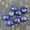 Adorno de Piedra Bruta de Cristal Natural en Forma de Corazón, Piedra Preciosa Pequeña en Forma de Corazón, Accesorios de Cuentas de Piedra de Colores en Forma de Corazón