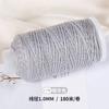 Cuerda de Cinco Colores Tao Cuerda Trenzada Hecha a Mano Cielo Estrellado Degradado Hilo de Algodón Retorcido a Mano Rollo Grande Pulsera Accesorios de Joyería DIY Material Cuerda