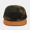 Gorra de camuflaje cuerpo imitación gamuza visera gorra de cinco paneles ropa de trabajo americana visera plana gorra de skate para hombres y mujeres calle hip-hop gorra de béisbol