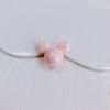 Venta al por mayor de accesorios de joyería DIY resina acrílica color simple chapado Mickey cuentas sueltas material para accesorios con cuentas