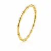 Pulseira popular de bambu transfronteiriça, elegante e de alta qualidade, estilo de nicho, luxo leve, estilo para o dia a dia, acessório de mão simples atacado