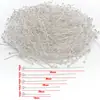Chapado en Cobre con Oro Real de 18K, Fuerte Retención del Color, Pendientes de Bola, Colgante, Accesorios para Joyería DIY, Cabeza Redonda, Material para Hilo de Abalorios