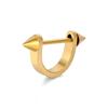 Joias da moda europeia e americana novo aço titânio aço inoxidável body piercing brincos semicírculo anel de mamilo em forma de U prego de mamilo atacado