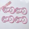 Accesorios de plástico al por mayor flor de zapato hecha a mano para manualidades accesorios para sombrero papelería parche funda de teléfono cuadros borde redondo corbata de moño