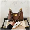 Bolsa Feminina de Axila 2026 Nova Moda Corrente Retro Bolsa Bolinho de Alto Valor Simples para o Dia a Dia Ombro Único Transversal