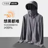 Roupas de Proteção Solar Refrescantes de Seda de Gelo Respiráveis Unissex para Verão Leves de Secagem Rápida Respiráveis para Esportes Pesca ao Ar Livre