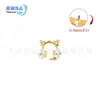 Los pendientes de aleación de titanio F136 son exquisitos y lindos, con un diseño de gatito temático de videojuegos, adecuados para joyería de cartílago de la oreja, piercing en el labio y piercing en espiral interno.