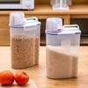 Recipiente de arroz doméstico, tarro de almacenamiento, a prueba de insectos, a prueba de humedad, tarro sellado para harina, cubo de almacenamiento de granos, tarro de granos, cubo de mijo al por mayor
