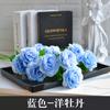 Flores Artificiais, Rosas, Peônias, Buquês de 3 Cabeças Estilo Europeu, Flores Artificiais, Plantas Verdes, Galhos de Flores para Decoração de Casamento, Decoração de Parede Venda por Atacado