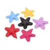 Colgante de Estrella de Cinco Puntas con Burbujas Relleno de Algodón Llavero de Piel PU Colgante de Bolso Accesorios de Decoración para Ropa