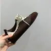 Versátiles 2026 Moda Cordones Nuevos Suela Suave Zapatos de Mujer Zapatos Pequeños de Cuero Retro Británico Otoño Punta Cuadrada Planos Zapatos de Vestir Mujer