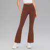 Pantalones de Yoga Caijue Lycra de Alta Elasticidad con Sensación a Segunda Piel de Tiburón, Levanta Glúteos, Cintura Alta, Adelgazantes, Pierna Ancha, Acampanados para Fitness, Ropa Exterior para Mujer