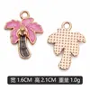 Colgante Individual de Goteo de Aceite DIY Transfronterizo Colgante de Collar de Palmera de Coco Fresco Accesorios de Joyería Venta Directa de Fábrica Se Puede Mezclar por Lotes