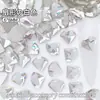 6*8mm Diamante de Cristal Forma de Abanico Planos Fondo Plano Forma Especial DIY Usables Accesorios para Uñas Joyería para Uñas Artísticas Diamante para Uñas Artísticas Venta al por Mayor