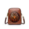 Bolso de Moda Retro de Lujo Ligero para Mujer, Bolso Casual Versátil de Estilo Étnico para Mujer, Bolso Cruzado para Teléfono de Nicho para Madres de Mediana Edad y Mayores