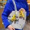 Chaveiro Pingente Boneco Pato Amarelo B.Duck Autêntico Fofo Tendência Figura Chaveiro Pingente de Bolsa Pequeno Presente