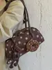 Bolso pequeño cuadrado lindo de lunares estilo coreano para mujer, bolso de mano de moda de otoño, nuevo bolso de hombro simple para el día a día, 2026