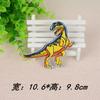 Insignia bordada a máquina de dinosaurio Jianxing para planchar, parche de decoración de ropa, pegatina de tela bordada adhesiva caliente, Post