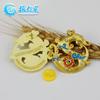 International Lions Club pintado broche personalizado liga de zinco estéreo Lions Club equipe de serviço distintivo de diamante personalizado