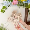 Sandalias Tejidas de Punta Cerrada para Niñas 2026 Verano Nuevas Suela Suave Transpirables Zapatos de Princesa para Bebés y Niños Pequeños Sandalias con Calados