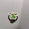 Anillo de Calabaza Kirin con Diamantes Completos Versión de Alta Gama Chapado en Oro Rosa de 18K Anillo de Banda Ancha Lujo Ligero Anillos de Pareja de Alta Gama Estilo Nicho Ins