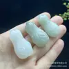 Colgante de Joyería para Orejas de Jade Verde Natural de Tianshan de Xinjiang, Colgante de Jade Lindo con Forma de Gato para Niñas, En Stock