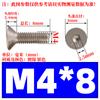 Tornillo hexagonal de cabeza plana avellanada niquelado de grado 10.9 M1.6M2M2.5M3M4M5M6M8 * 12/16/20