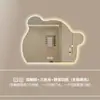Espejo Inteligente Seleccionado Cuidadosamente Espejo de Baño de Dibujos Animados Espejo de Tocador Iluminado Espejo Colgante para Pared de Baño Oso Pequeño Forma Irregular Espejo de Maquillaje Red