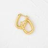 Estilo Ins Diseño de Nicho Hebilla de Oreja en Forma de U Pendientes de Cobre de Nuevo Estilo Famosos en Internet Pendientes de Estilo Frío Minimalista Joyería Popular