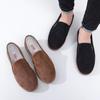 26 Modelos Nuevos de Primavera y Otoño de Zapatos Cómodos y Versátiles para Hombres de Mediana Edad y Mayores, Suela Suave, Antideslizantes, Ligeros, Slip-On, Zapatos Casuales para Hombre