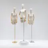 Mannequins estilo coreano suportes para vitrine de loja de roupas femininas de comprimento médio manequim de corpo inteiro para loja de roupas mesa humana manequim de loja de roupas