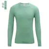 Sudadera Deportiva Transpirable de Secado Rápido para Primavera y Verano, Manga Larga para Correr al Aire Libre, Cuello Redondo para Hombre, Sudadera Deportiva de Fitness Iy16
