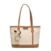 Bolso de Viajero de Alta Gama de Gran Capacidad 2025 Nuevo Bolso de Mujer Casual y Elegante Bolso de Hombro Versátil Popular Bolso Tote