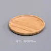 Bandeja de Madera Creativa para Pizza Bandeja de Bambú para Té Color Nogal Estilo Japonés Rectangular para el Hogar Plato de Vajilla de Madera Maciza para Pastel