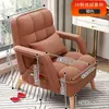 Sillón reclinable individual, reclinable y para dormir, adecuado para oficina, dormitorio, habitación, sala de estar, balcón, silla con respaldo para pausa para el almuerzo, plegable