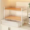 Estante de almacenamiento para tazas, portavasos de escritorio, organizador de encimera de cocina, expositor para tazas de café y juegos de té, pequeño estante de mesa para tazas