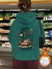 Sudadera de mujer transfronteriza de otoño e invierno con bolsillo tipo canguro y capucha de manga larga con forro polar grueso con estampado ZACH BRYAN