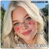 Novos Adesivos de Tatuagem Facial para Halloween, Adesivos de Maquiagem de Terror, Tatuagens Temporárias Descartáveis, À Prova d'Água, Resistentes ao Suor e Fáceis de Remover