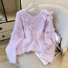 2026 Moda Feminina Elegante Temperamento Chique High-End Bonito Toque de Alta Qualidade Suéter de Malha Nova Chegada Feminina Top