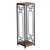 Estanterías de Flores Multicapa para Interiores Cuidadosamente Seleccionadas para Uso Doméstico, Estanterías para Macetas de Balcón en Sala de Estar, Estanterías Decorativas de Pie, Estanterías de Almacenamiento de Hierro Forjado Estilo Europeo