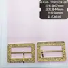 Liga de Zinco e Fivela Quadrada em Forma de 3 de Zhongzhong Dispositivo de Ajuste de Fivela de Cinto de Mochila Fivela Decorativa de Bagagem Ferragens para Bolsas