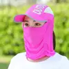Sombrero de protección solar para hombre y mujer, verano, protección UV, velo exterior para cubrir la cara, sombrero de sol para ciclismo, moda coreana, sombrero de sol combinable