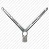 Peças Conectoras de Cerca, Acessórios para Tela de Arame, Dobradiça de Portão de Cerca, Fechadura, Tubo Quadrado, Tubo Redondo, Grampo, Dobradiça de Porta, Braço Suporte para Arame Farpado