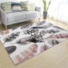 Alfombra Nórdica Sala de Estar Sofá Alfombra Mesa de Centro Moderna Simple Dormitorio Junto a la Cama Llena de Personalidad Alfombra Rectangular para Piso Venta al por Mayor