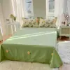 Sábana de cama auténtica 13376 de algodón puro, sábana de cama de ancho amplio 100% algodón, sábana de cama estampada de color liso, sábana de cama de algodón puro de alta calidad hecha a medida