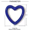 Venta Caliente Aceite Gotero de Dopamina Corazón Estrella Colgante de Collar de Cobre Zirconia DIY Pulsera de Tortuga Femenina Accesorios de Joyería