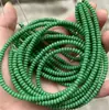 Venta al por mayor de cuentas de ábaco de jade de imitación de 2x4 mm, cuentas de vidrio multicolor para pulseras, collares, cuentas sueltas para manualidades.