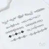 Colgante de Mariposa con Circonita Micro-Pavimentada Color Dorado de 14 Quilates Relleno de Color que Conserva el Color Doble Colgante Hecho a Mano DIY Conector de Colgante para Pulsera